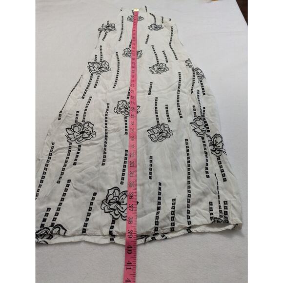 ASTR the label dress XS Halter Beachy Slip Sun Whimsy Midi Floral Wedding - Picture 15 of 16